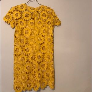 Ann Taylor yellow eye light dress
